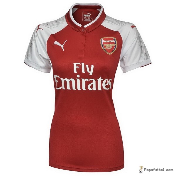 Camiseta Arsenal Replica Primera Ropa Mujer 2017/18